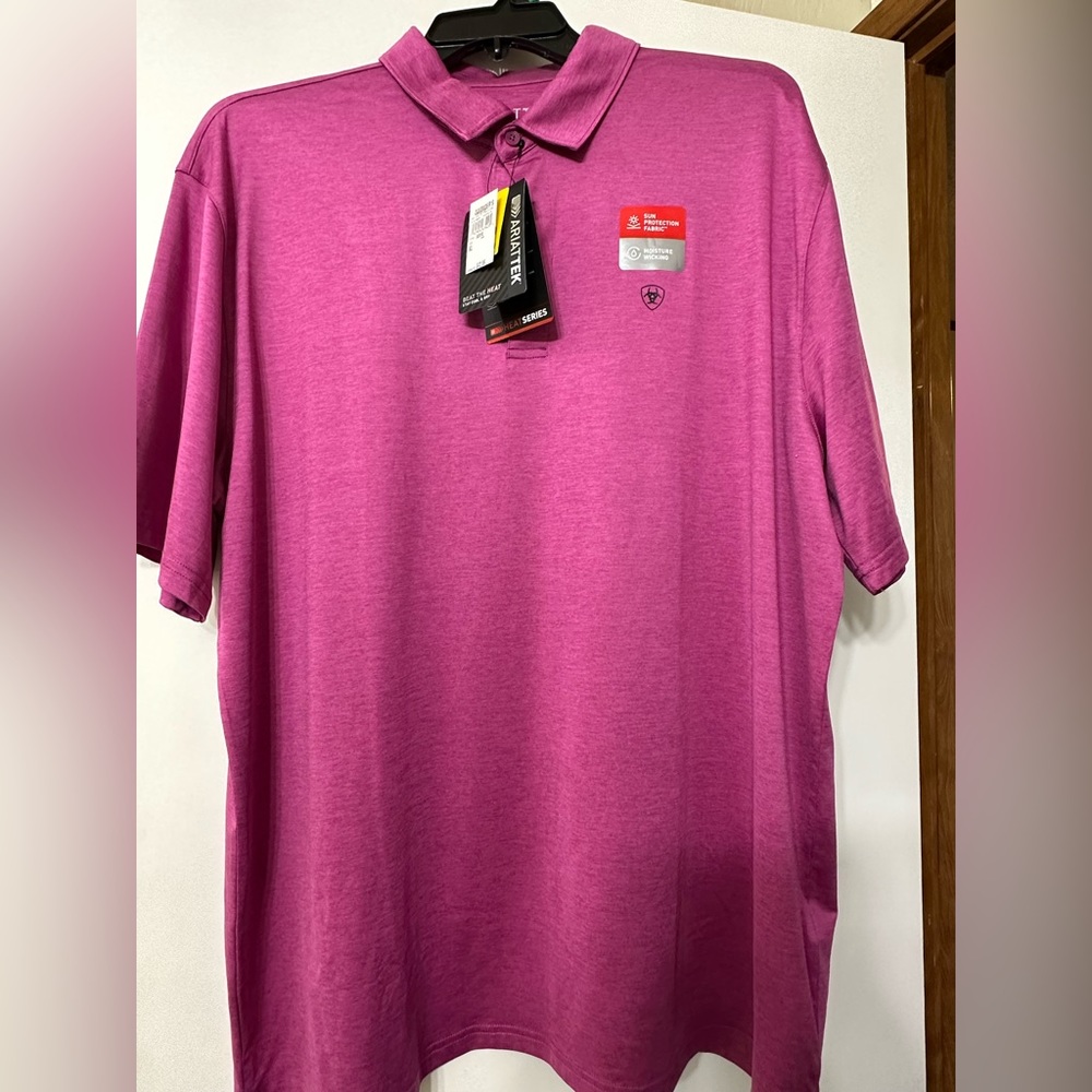 Ariat Tek heat series short sleeve button up.